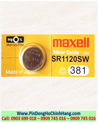 Pin Maxell SR1120SW _Pin 381